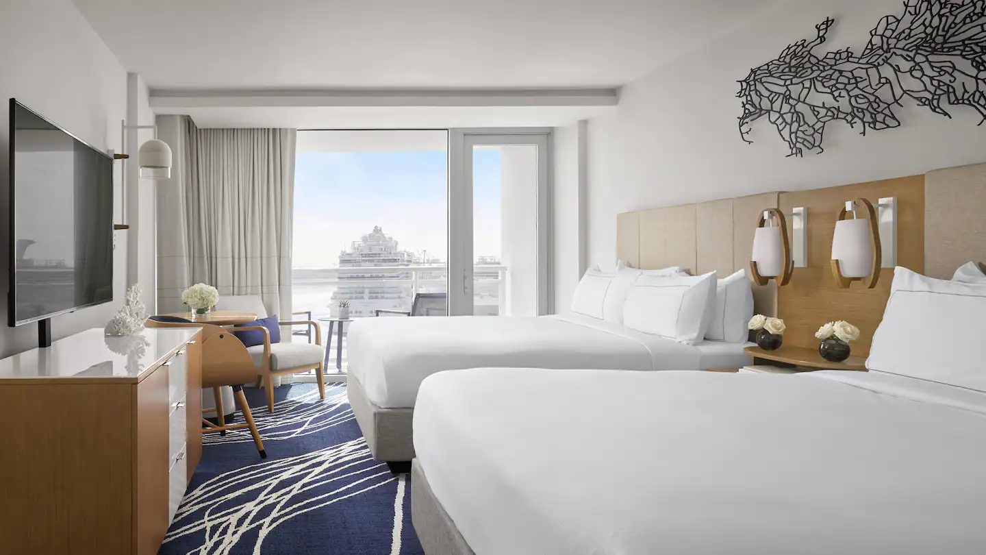 Guest room at the official event hotel